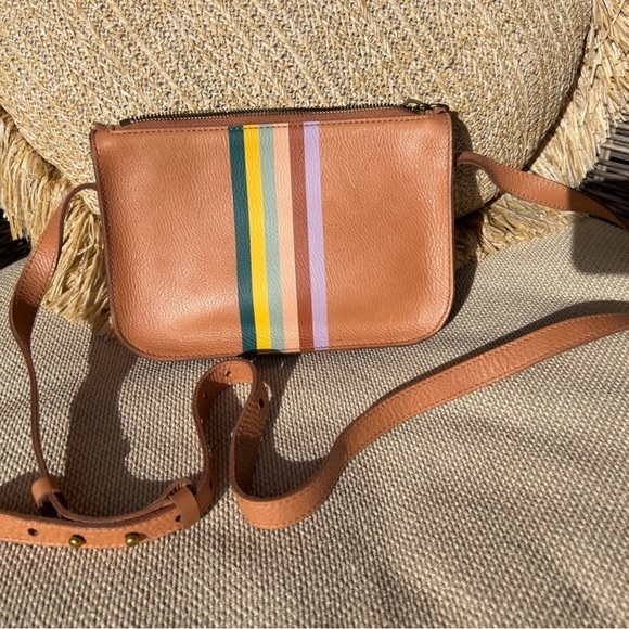 Madewell Simple Pouch Crossbody (Stripe) - Picture 2 of 4